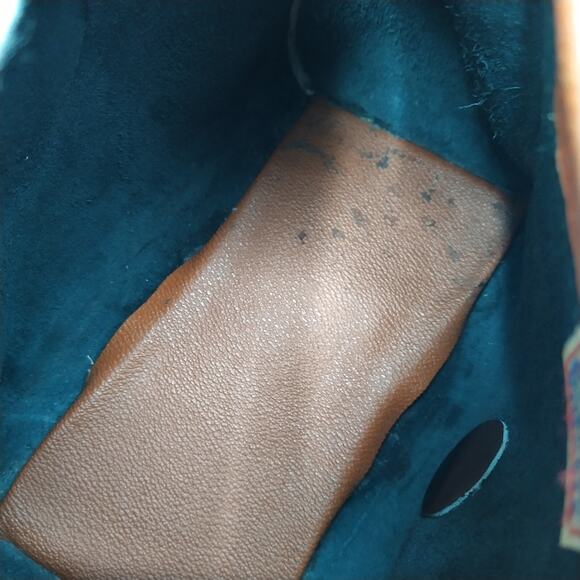 Dooney & Bourke Black Pebbled Leather Buckle Satchel Bag - Vintage Made in USA - Picture 14 of 16